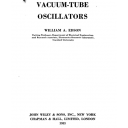 Vacum-Tube Oscillators by William A. Edson (1953)